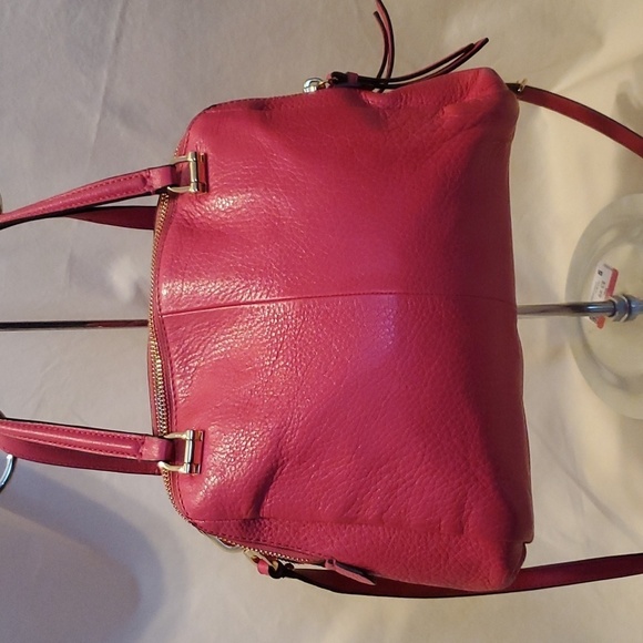 Coach Pink Madison Leather Small Georgie Satchel 30081 - Picture 6 of 13